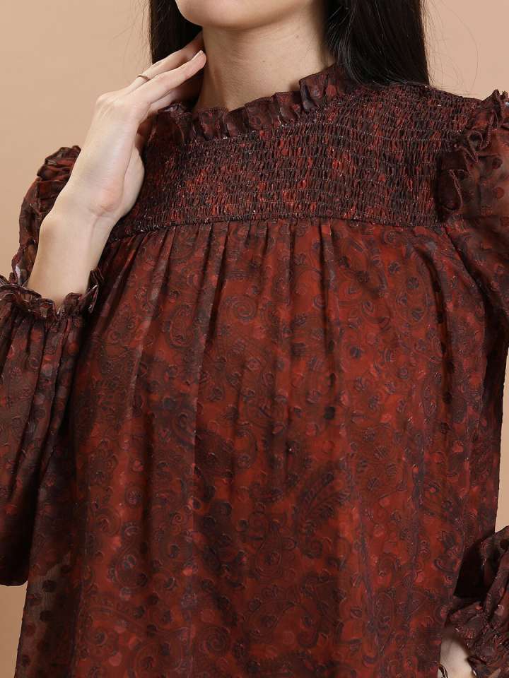 fbced5a585501703939345601TokyoTalkiesRustPrintBlousonTop2